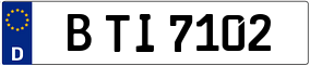Truck License Plate